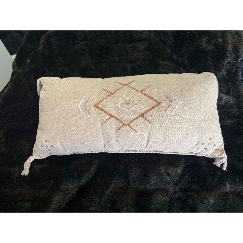 Large Cactus pillow Moroccan sabra pillow lumbar berber pillow decorative